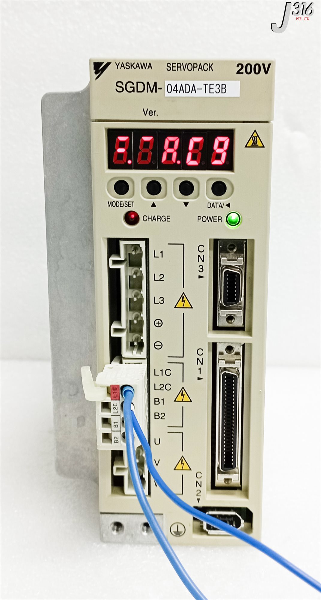 32652 YASKAWA SERVO DRIVE, SERVOPACK SGDM-04ADA-TE3B – J316Gallery